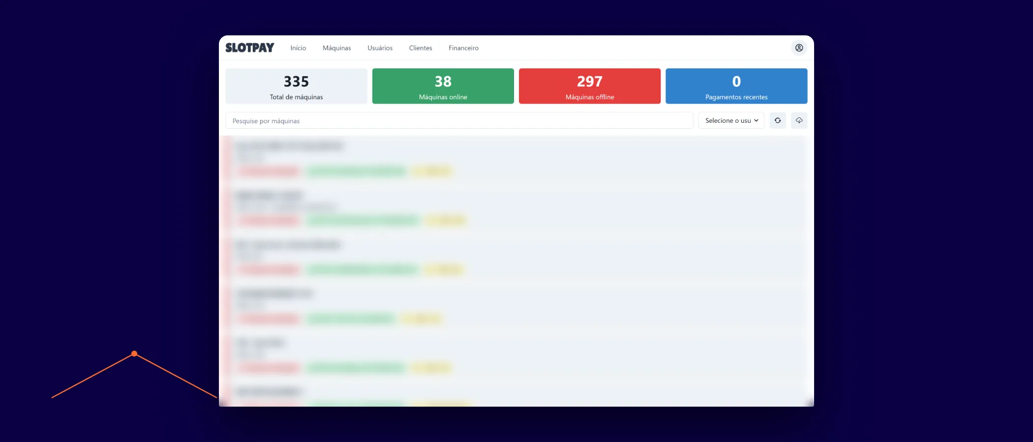 Interface do projeto SlotPay